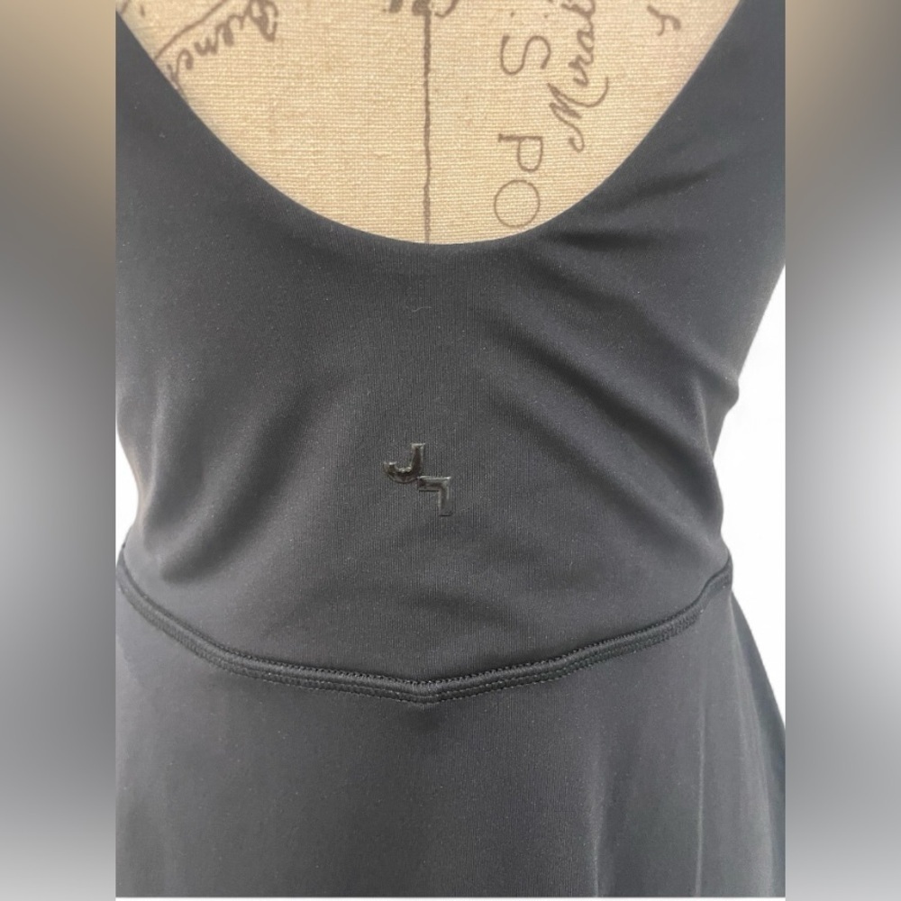 JoyLab Black Athletic Skirted Romper Dress Size Medium EUC - Picture 5 of 6